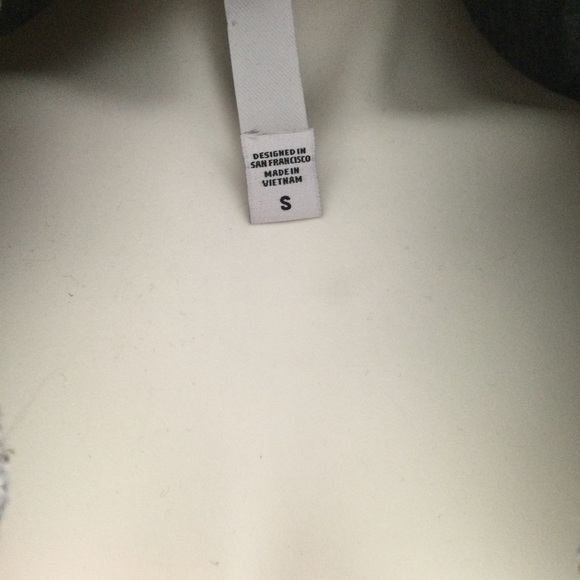 Athleta Stroll Fleece Full Zip Jacket in Egret Grey Size Small Nwot - Picture 13 of 13